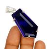 Blue Topaz 68.9 Ct Pendant 925 Sterling Silver CERTIFIED Fancy Gemstone Jewelry AI-90-NS