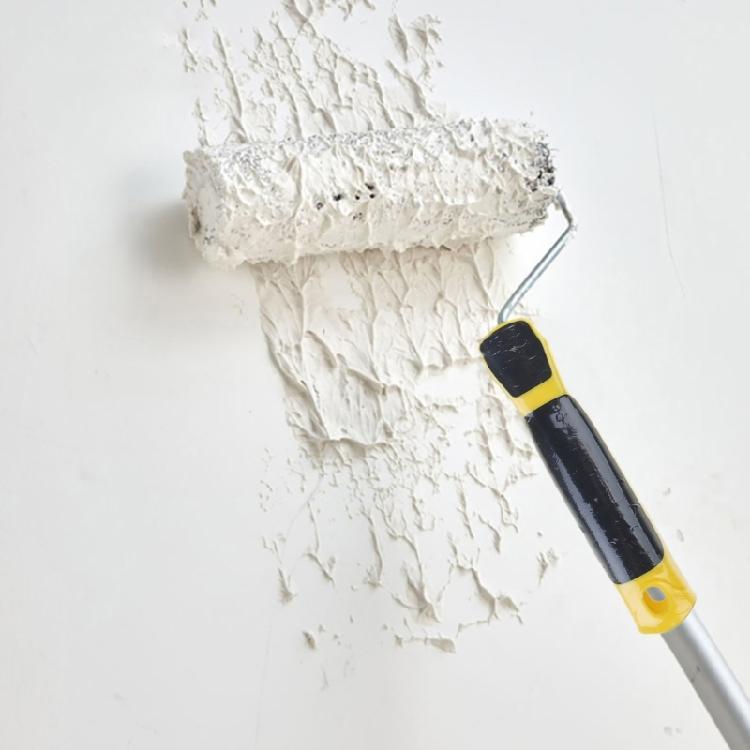 Multifunction Wall Putty Roller with Comfortable Handle Drywall Finishing Roller Paint Roller with Handle for Even Coating
