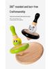 Customizable Children's Nostalgic Beech Wood Spinning Top Set