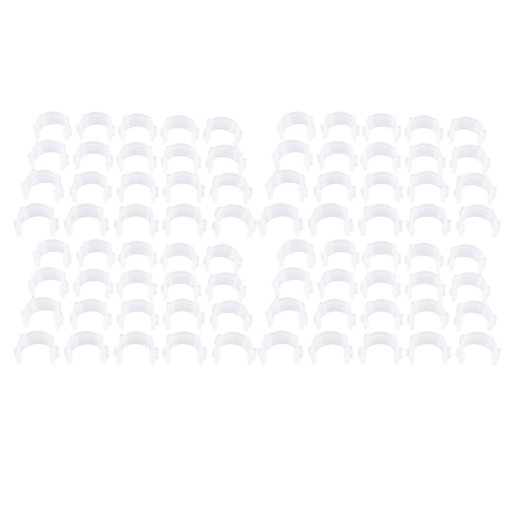 80Pcs Sewing Bobbin Thrd Clamp Prevent Thrd Tail Unwinding Plastic White Bobbin Thrd Sewing Tool for Sewing Beginners and Enthusiasts