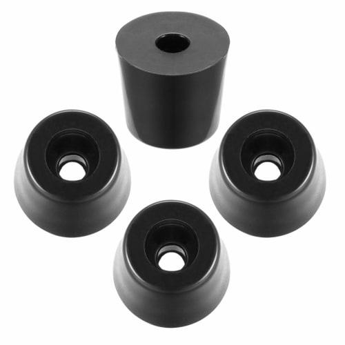 

uxcell Rubber Bumper Pads for Furniture Legs, Black, D19x15xH17mm, Pack of 4
