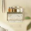 Plastic Wall Mounted Dustproof Tissue Box Waterproof Large Capacity Toilet Roll Paper Box with Lid Clear Tissue Rack Kitchen