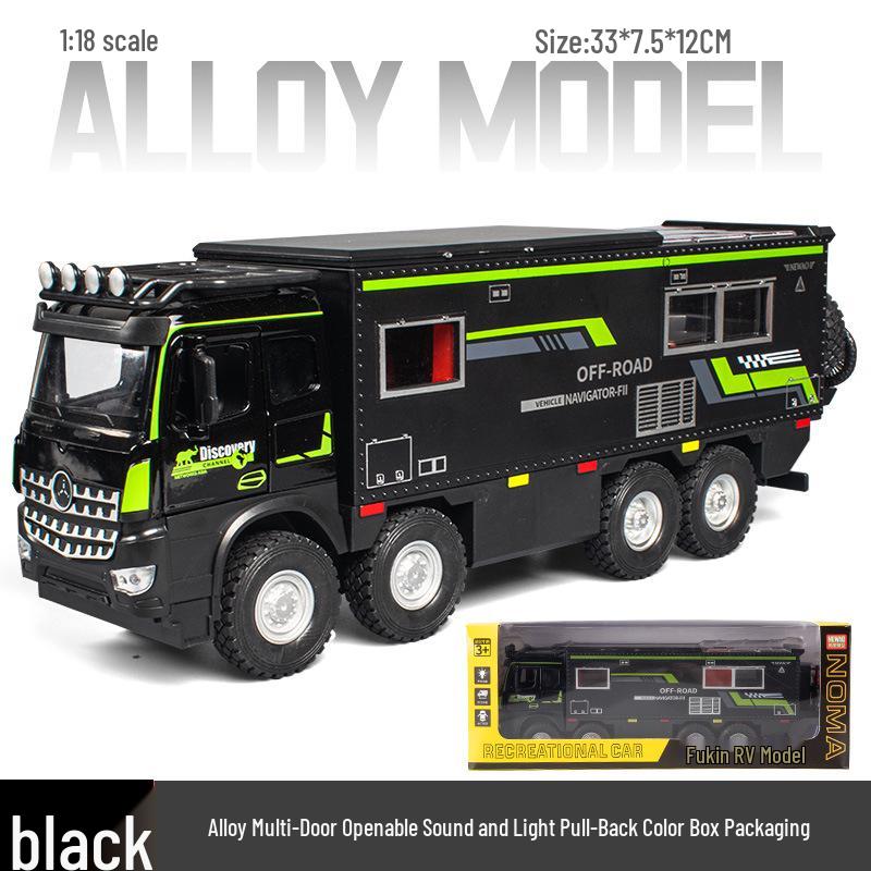 Newao 1:32 Off-Road RV & Motorcycle Alloy Model with Lights & Sound