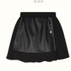  Olivan  Wrap Short Skirt Pants  Black 