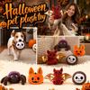 Halloween Plush Pet Toy Durable Chew Sound Squeaky Soft Stuffed Animal Interactive Toy for Dogs and Puppies