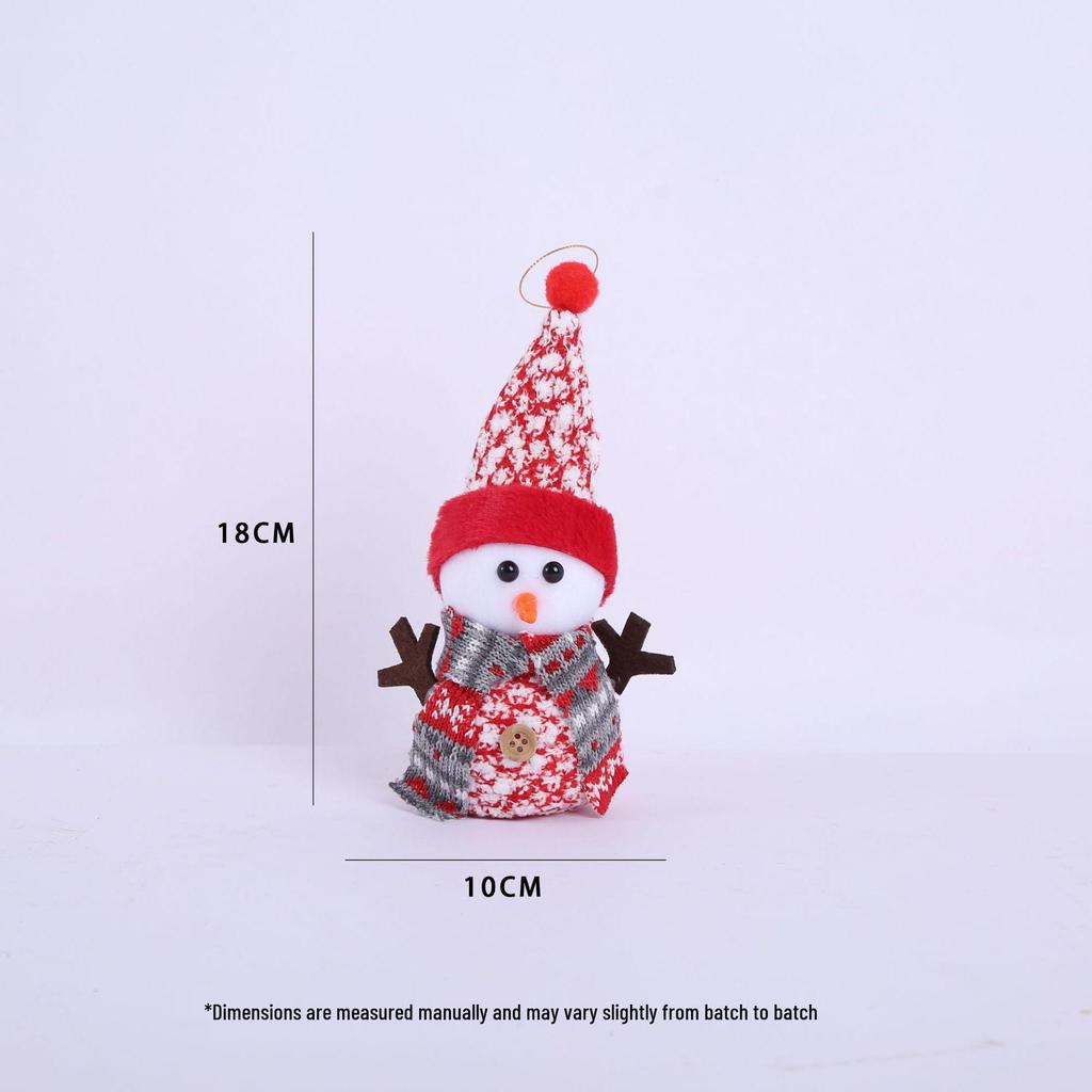 DIY Christmas Snowman Doll Decoration Ornament for Atmosphere and Scene Arrangement
