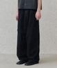 KNOUUN Side Line Cargo Denim Pants (Black)