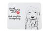 Old English Sheepdog - Mouse Pad with Print, Personalized Dog-themed Mouse Pad, Unique Gadget for an Office Worker by Art-Dog Brand