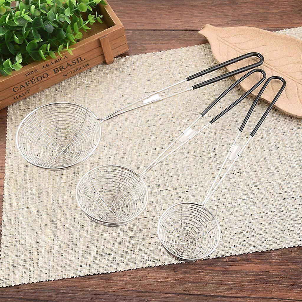 Strainer spoon Anti-scalding long handle Heat-resistant dishwasher safe Easy to clean filter