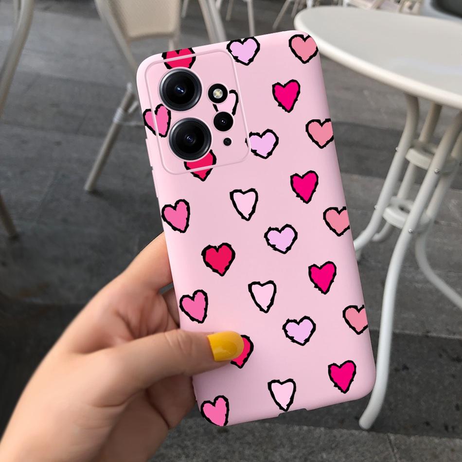 Case For Xiaomi Redmi Note 12 4G Note12 Pro Global Cute Sunflower Candy Color Soft Silicone Cover For Redmi Note 12 Pro 12Pro 5G