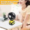 Electric Fan USB Mobile Phone Charger Portable Power Bank Fast Charge for DeWalt 20V 60V Li-ion Battery DCB183 DCB203 DCB206