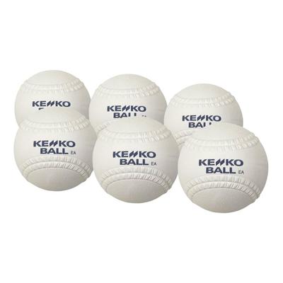 6 Kenko 11 Inches Softballs, (size 2)