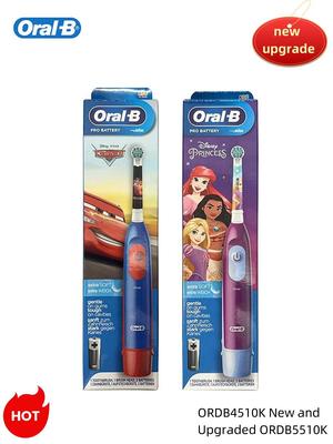Kids Electric Toothbrush Oral Dental Clean 2 Mins Smart Timer Toothbrush Replace Brush Refill Heads For Age 3+