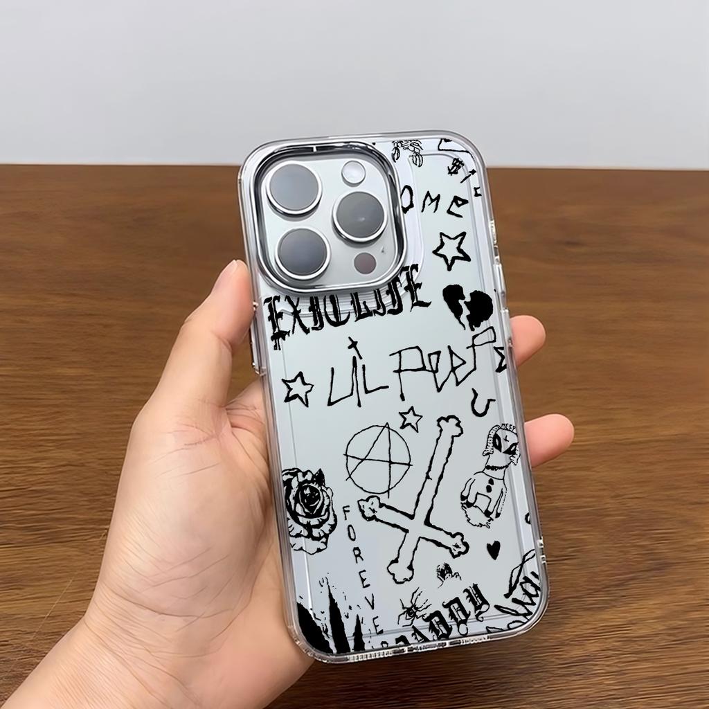 Luxus Graffiti Rapper Lil Peep Hell Boy Handyhülle für iPhone 17 16e 16 15 14 13 12 11mini Pro Max X XR XSMAX 8 Air Plus Hülle