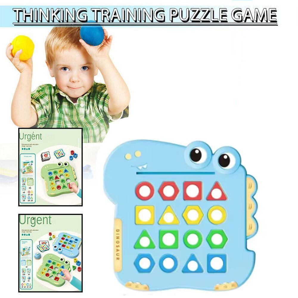 Geometric Shape Matching Puzzle Toy Color Sensory Educational Toy  Logic Toy