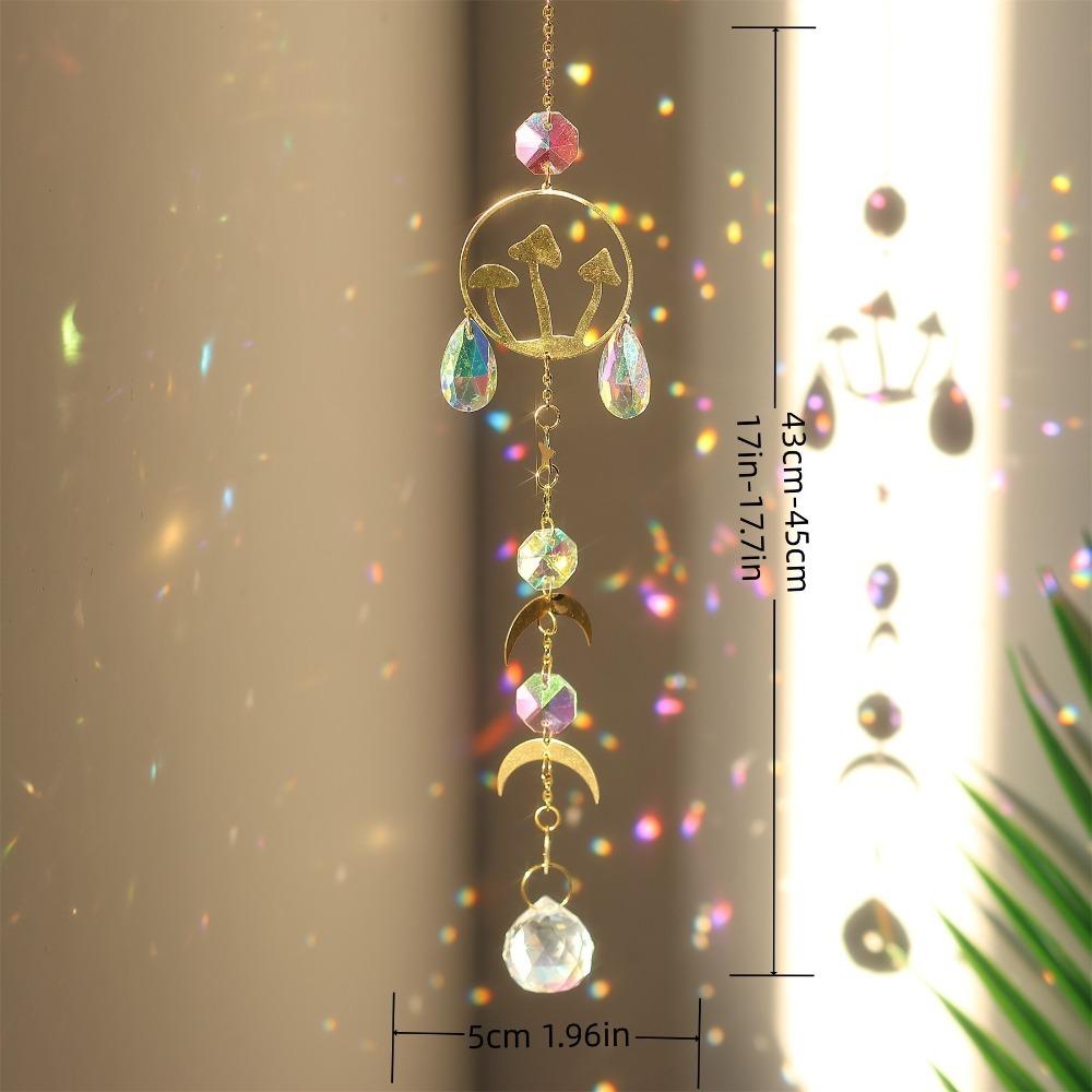 Bunte Gartenbastelarbeiten Wassertropfen-Anhänger Kristall-Dekorationsanhänger Mode Sonnenfänger