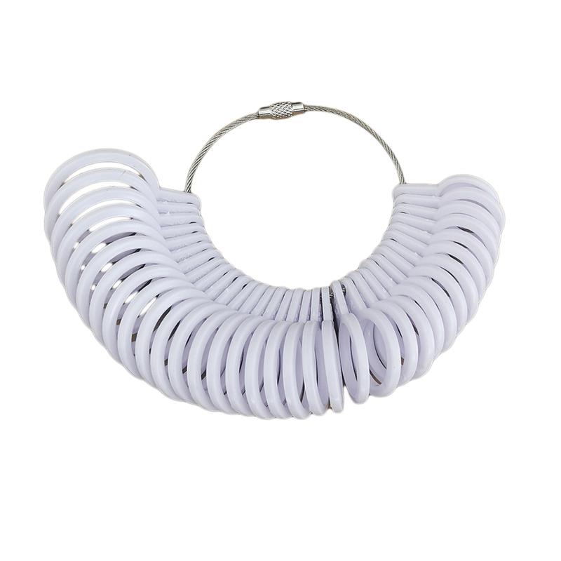 Plastic Rings Jewelry Finger Size Measuring Tool Detachable Ring Size Ring Measuring Jewelry Equipment New 2025