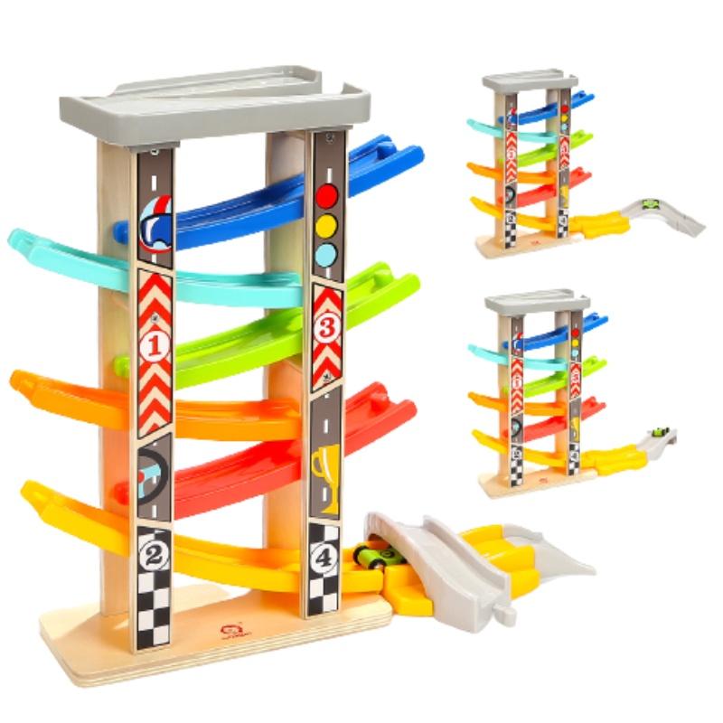 Special Baby Gliding Track Car Toy Wooden Material Non-electric 31*10.8*25.4