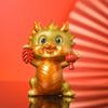 Resin Chinese Zodiac Dragon Statue Handcraft Miniature New Year Ornament National Tide Micro Landscape Mascot Decoration Hoom