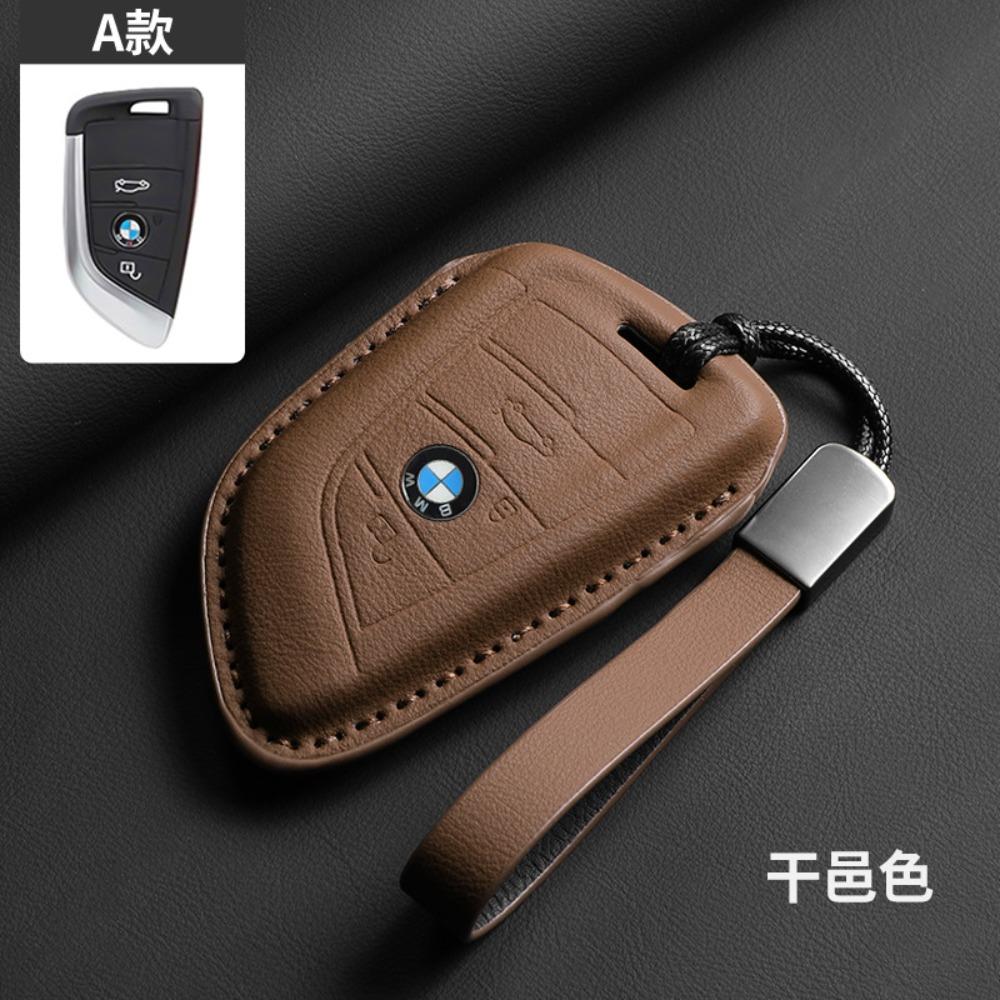 Leder für BMW Schlüsselhülle für 3 5 7 Serie Schlüsselabdeckung Schale Schutzhülle für 525 4 Serie Trendiges Unisex-Accessoire