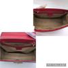 Gucci Gold Chain Shoulder Bag Crossbody Diagonal Strap 409486 Padlock Two-Tone Bicolor Pink Red Leather Women's