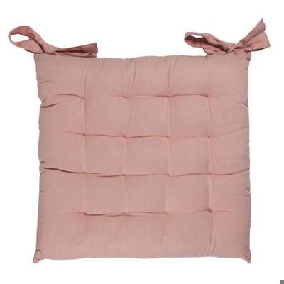 Kissen aus rosa Baumwolle 38x38