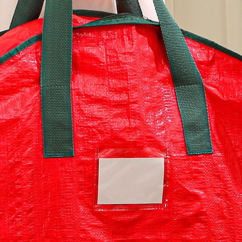 wreath storage bags Waterproof Christmas Wreath Storage Bag Christmas Tree Decoration Large Capacity Round Handbag Storage