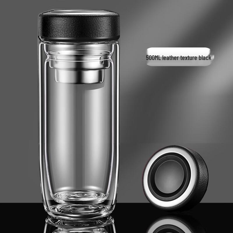 Shangqi Goose Egg Double Wall Glass Tea Cup, 500ml