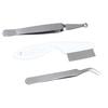 Pet Flea Remover Kit Durable Stainless Steel Flea Tweezers Comb Clips Set Easy Operation Removal