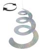 Birds Repellent Strip Scare Device Reflective Hanging Spiral Birds Deterrent for Courtyard Balcony (5pcs)