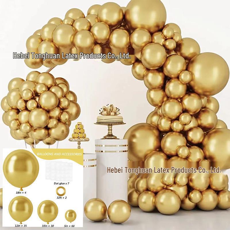 Conjunto de Balões Macarons Matte e Metálicos para Decorações de Festa de Aniversário Multicena
