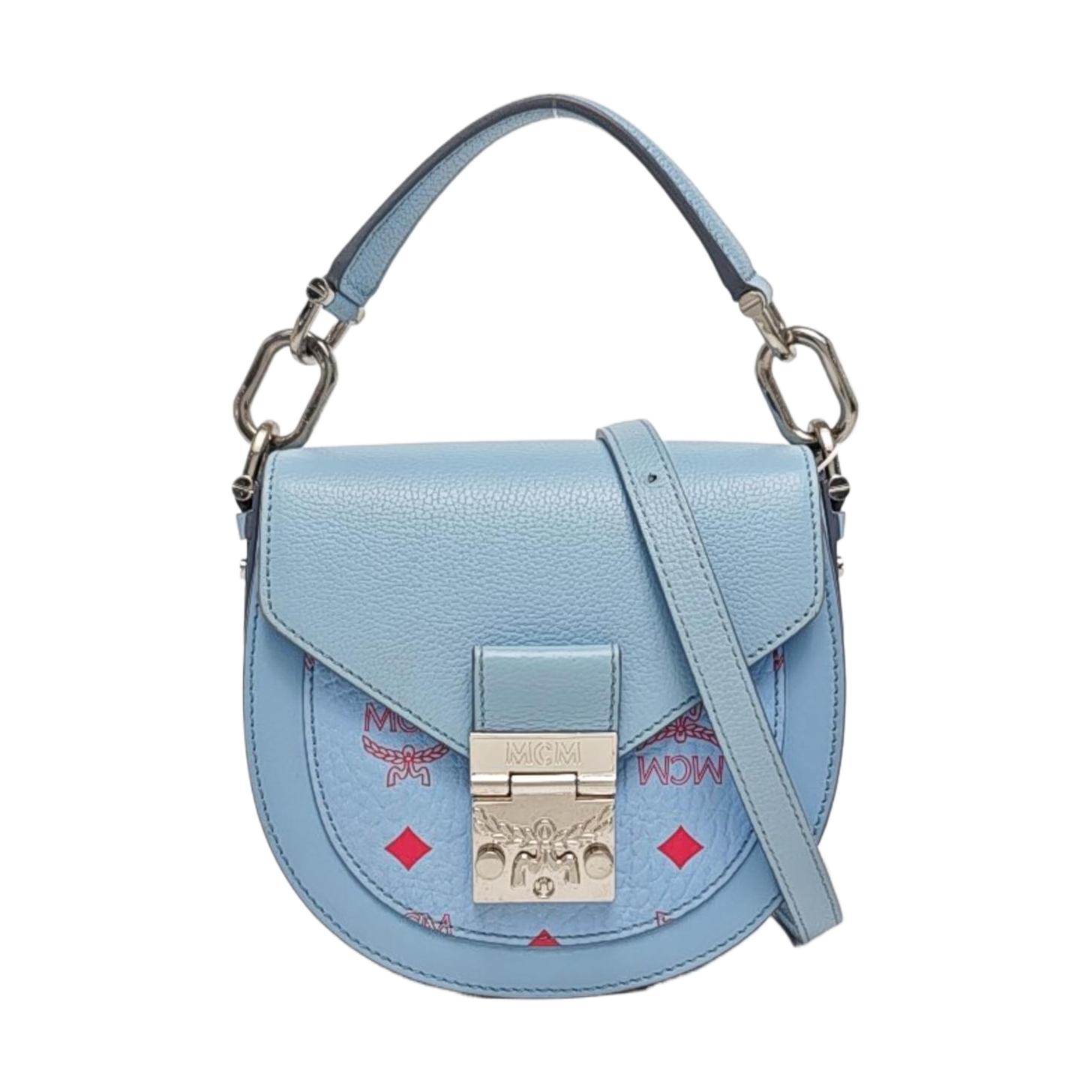 [Pre-Owned] Patricia Visetos Monogram Leather Saddle Bag - Very Good #18A2Z7T ONE SIZE