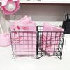 Ins Style Creative Iron Desktop Organizer Box Multi-purpose Storage Basket for Office Home Desk Accessories Stationery Supplies