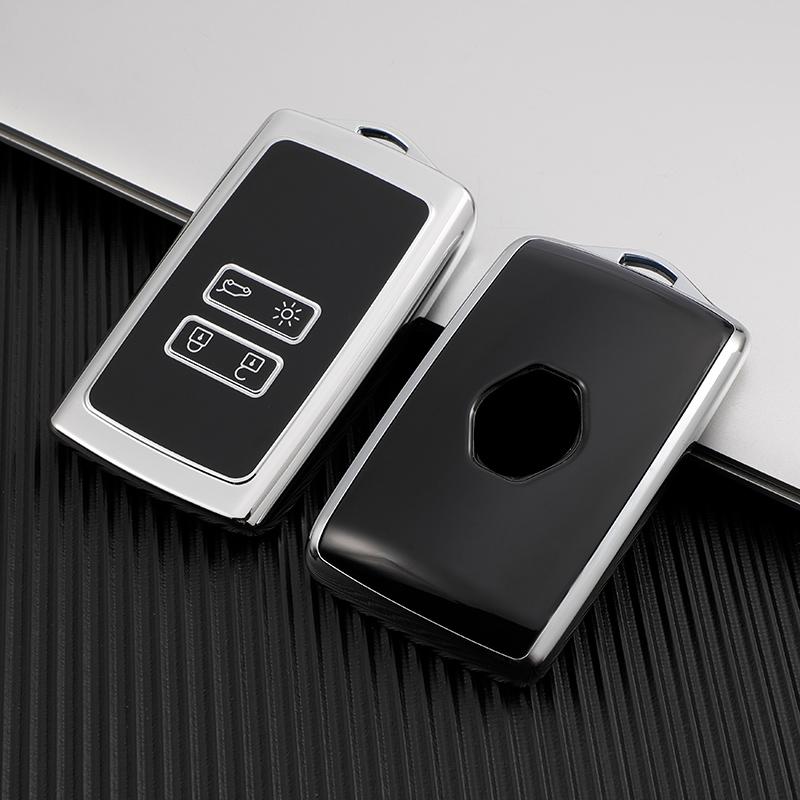 TPU Car Remote Key Cover Case Fob for Renault Koleos Scenic 4 Arkana Dacia Sandero Card Captur Megane Talisman Espace Clio Zoe