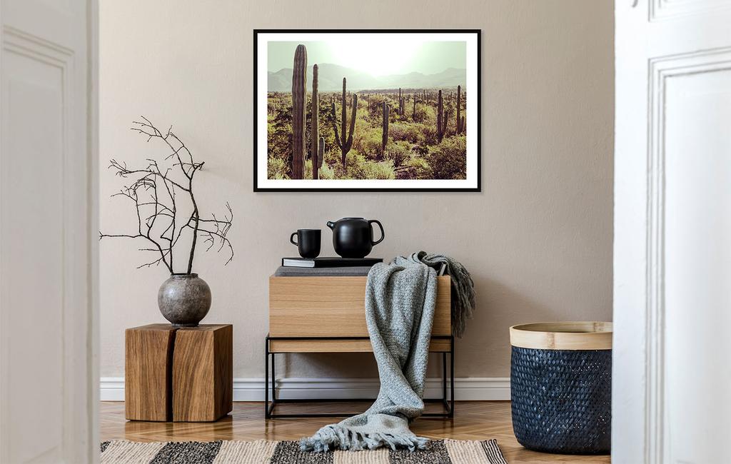 Obraz plakat w ramie 33x43 cm palma p2246