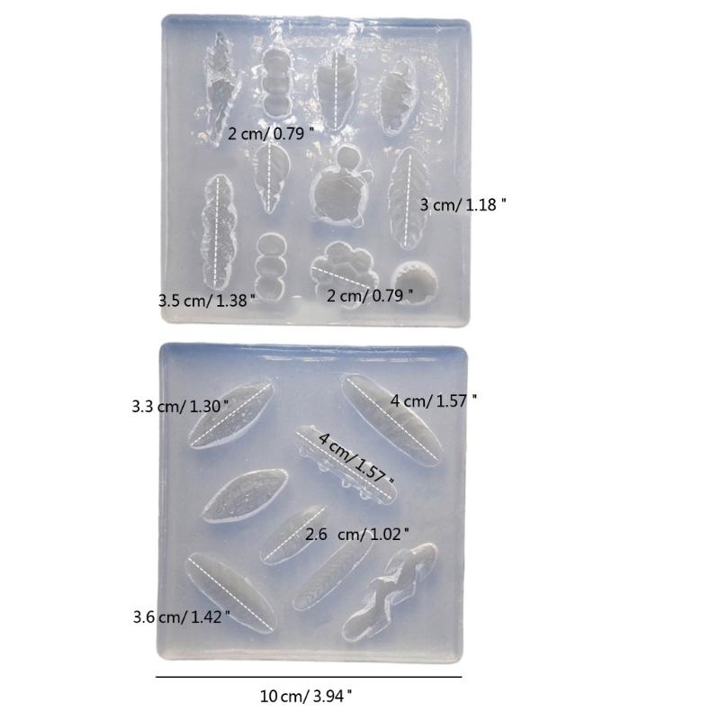 Mini Bread Silicone Molds Resin Casting Molds for Food Toy Bread Candy Chocolate Jewellery Accessories Making