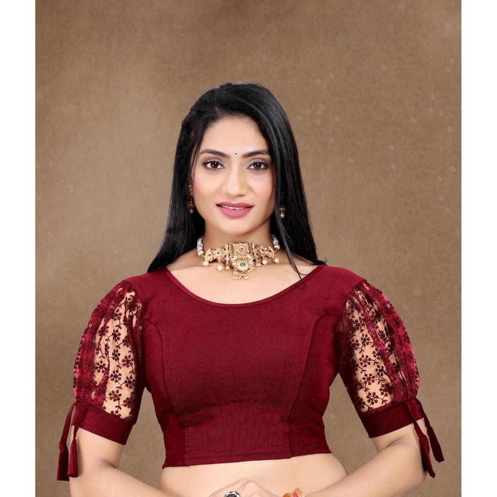 Women Cotton Laycra Blend Designer Blouse Indian Bollywood Beautiful Choli Dress