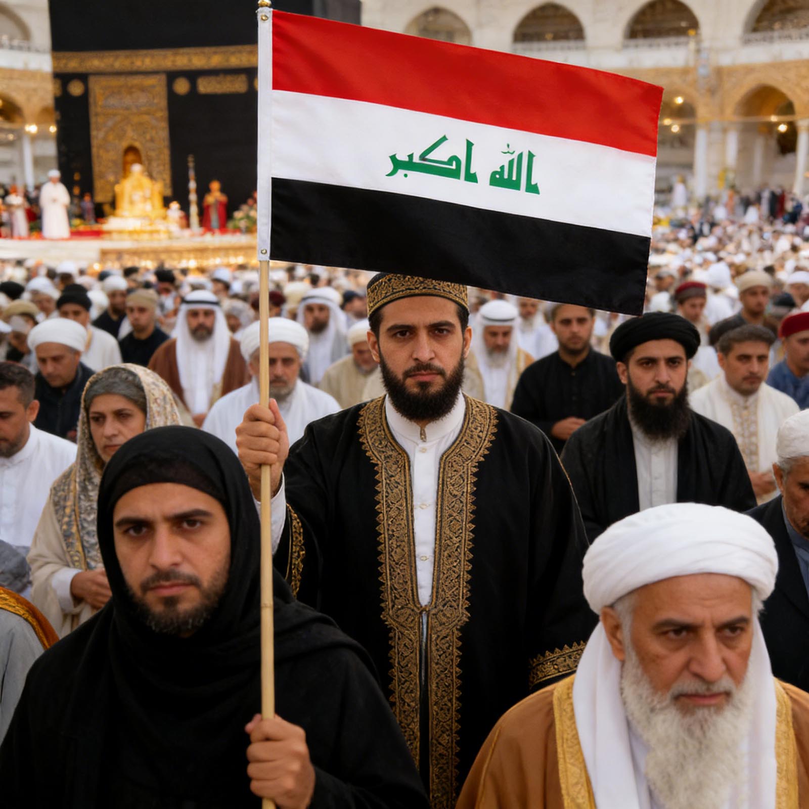 90*150cm Iraqi Flag, Religious Flag, Polyester Printed Flag One Size