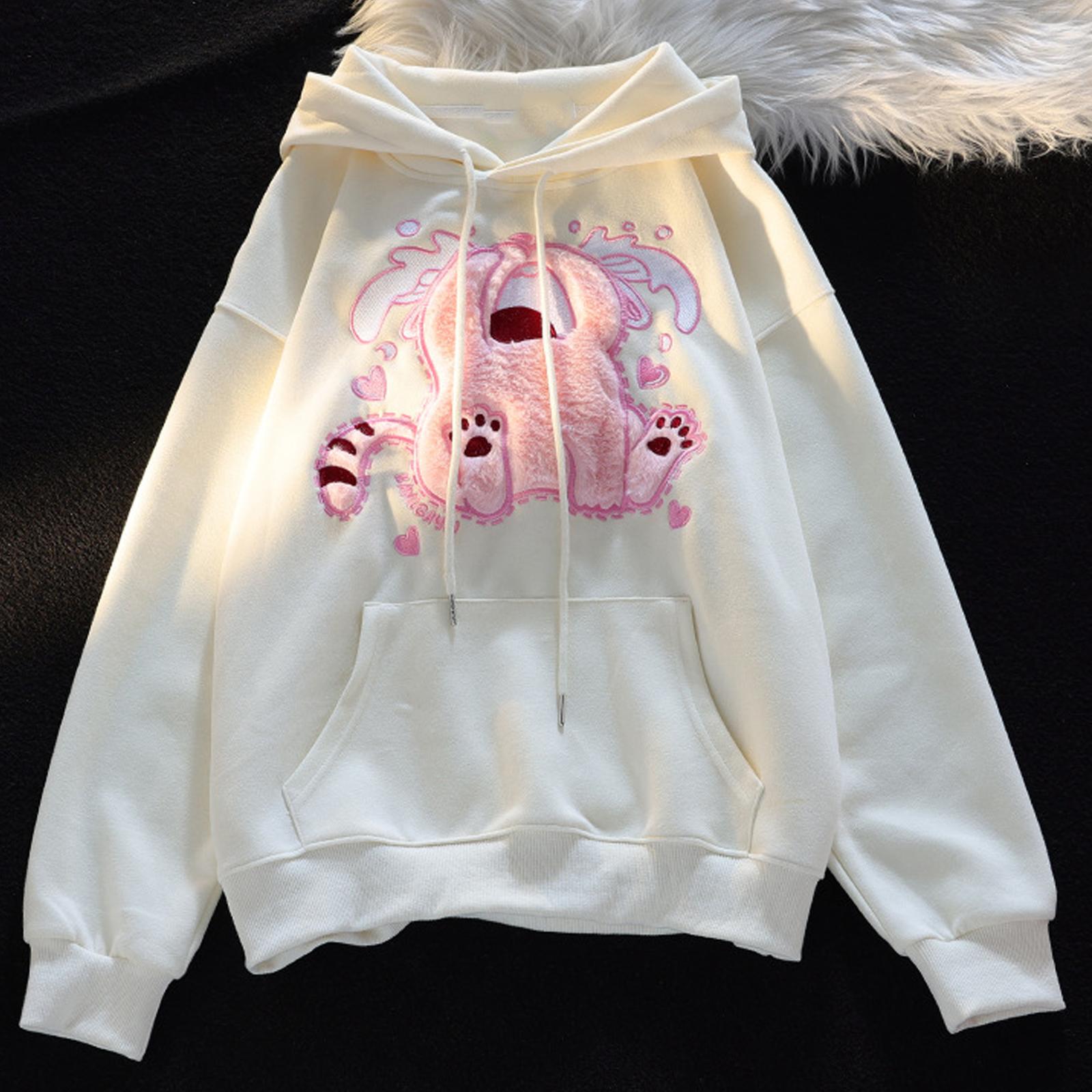 

Женская модная повседневная толстовка с длинным рукавом и круглым вырезом, пуловер, топ с карманами XL бежевый