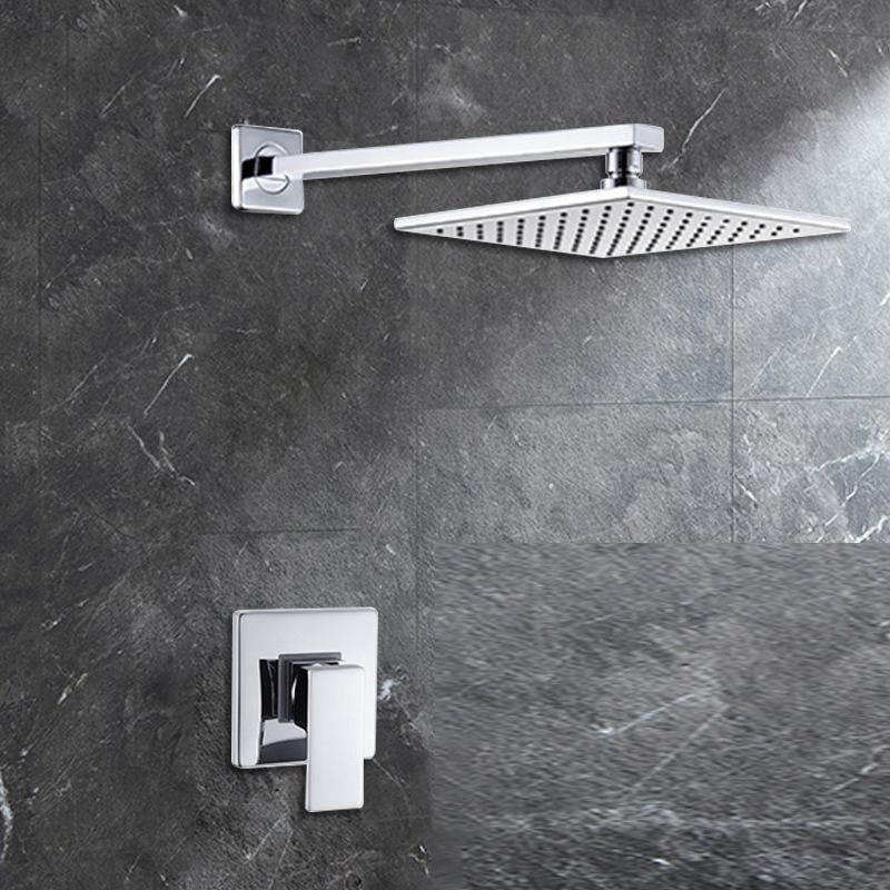 

Матовый черный латунный смеситель для душа в ванной комнате Lanos Набор для тропического душа Смеситель для ванны Настенный смеситель для ванны Torneira Chuveiro Banheiro Ducha Душ Отели