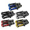 Upgraded Motorcycle Rear Foot Pegs Anti Slip Surfaces High Strength Aluminum Footrests for Enhanced Riding Experience