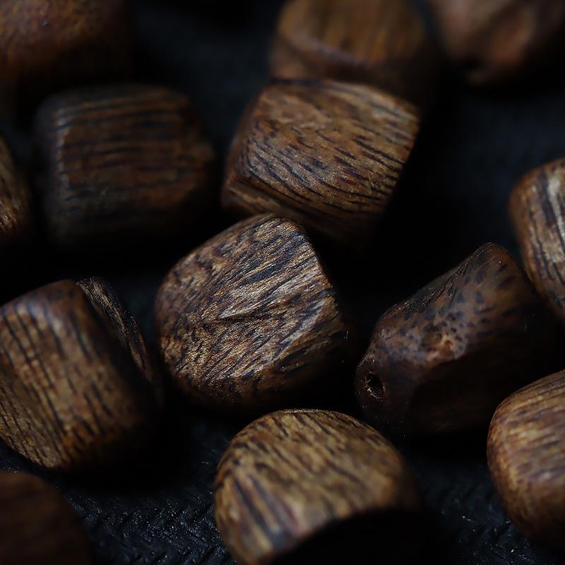 Natural Nha Trang Agarwood Single Irregular Bead DIY Bracelet Accessory