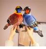 Cross-Border Simulation Pearl Chicken Plush Toy: Cute Wild Chicken Ornament for Children's Activities and Gifts