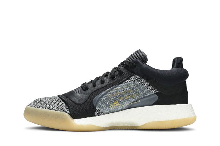 Men's Sneakers adidas Marquee Boost Low Black White Gum Core Black/Cloud White/Shock Cyan