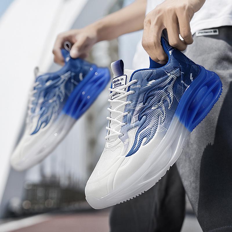 High Quality Men's Casual Sneakers Outdoor Breathable Running Shoes Cushioning Non-slip Sport Shoes Athletic Training Footwear