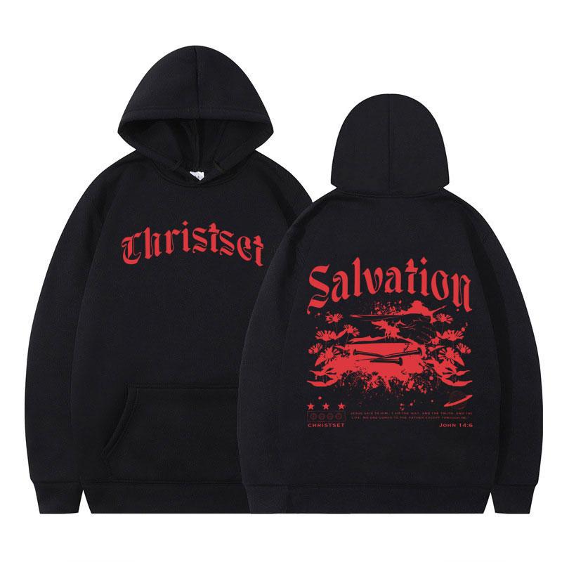 

Salvation Faith-Based Christian Vintage Graphic Hoodie Men Women Fashion Pullover High-quality Long-sleeved Harajuku Sweatshirt 3XL