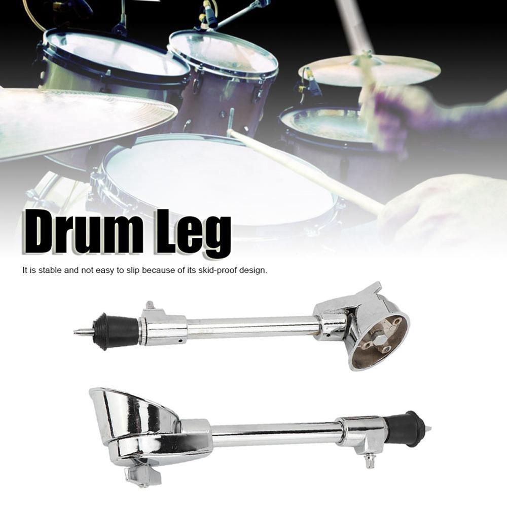 2pcs Anti Skid Bass Drum Feet Metal Anti Skid Drum Feet Adjustable Drum Legs For Bass Drum