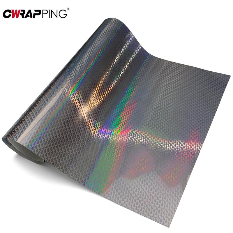 Forged Carbon Fiber Wrap Air Release Laser Vinyl Wrap Waterproof Film for Auto Motorcycle Yacht ization Car Accessories