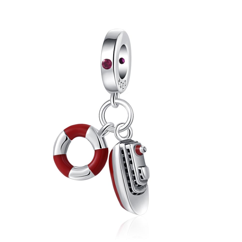 Brand New Dumbbell Football Rugby Headphones Charm Bead Component Sports Collection Bead Component Compatible With Authentic Original Pandent