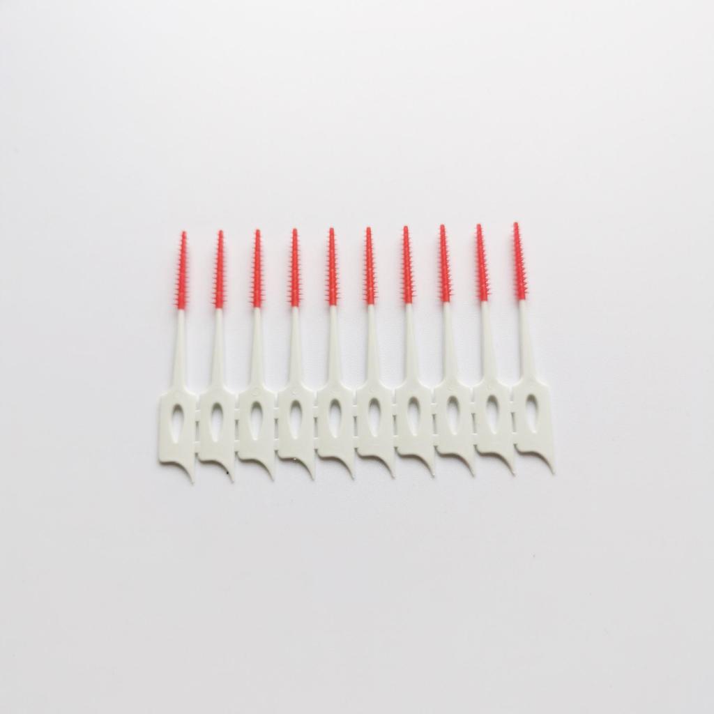 Brosse Interdentaire en Silicone Orthodontique - Brosse Douce pour le Nettoyage Buccal des Espaces Dentaires